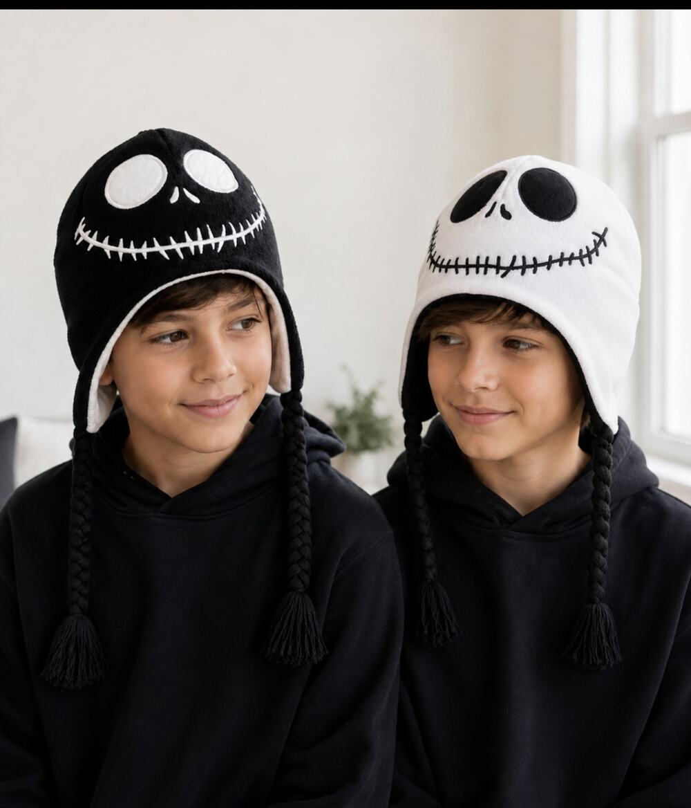 Disney Nightmare Before Christmas Jack Skellington Reversible Hat NWT One Size